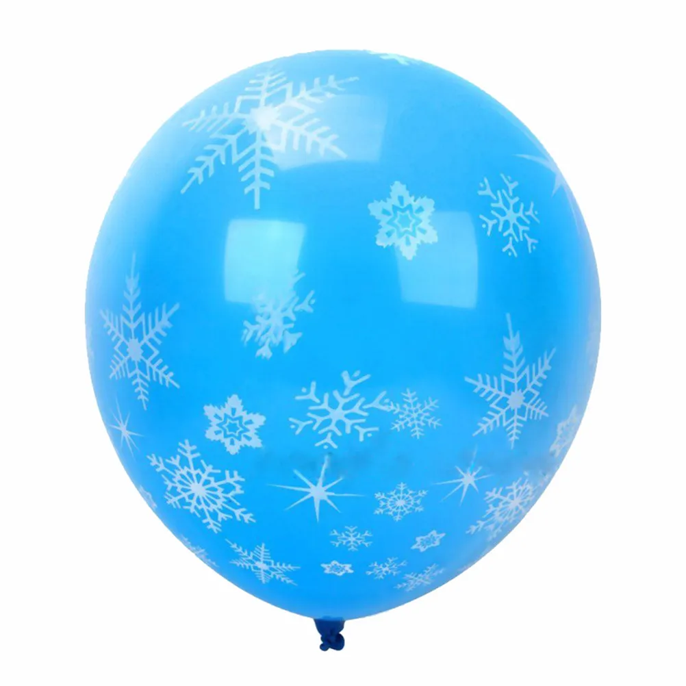 

12Pcs/lot Frozen Snowflake Latex Balloon Birthday Party Supply Wedding Birthday Decorations Xmas Decor Hot Sale