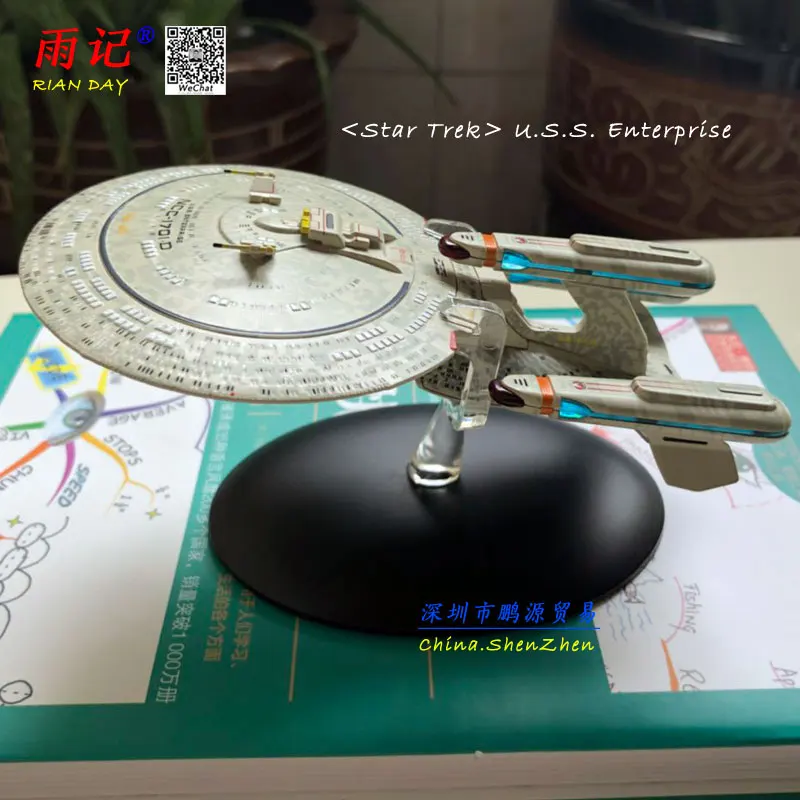 

RIAN DAY Spacecraft Model Toys Star Trek Enterprise Diecast Metal Starship Model Toy For Gift/Collection/Decoration