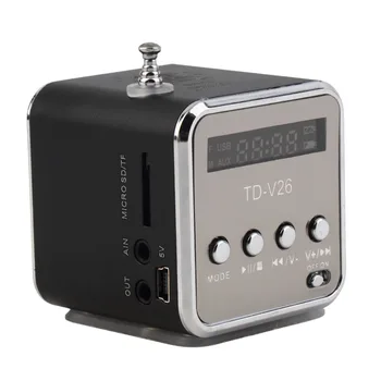 

1Pcs Digital portable Speaker Mini Speaker MP3 Player USB Disk Micro TF Player FM Radio F/ PC MP3 4 Hot New