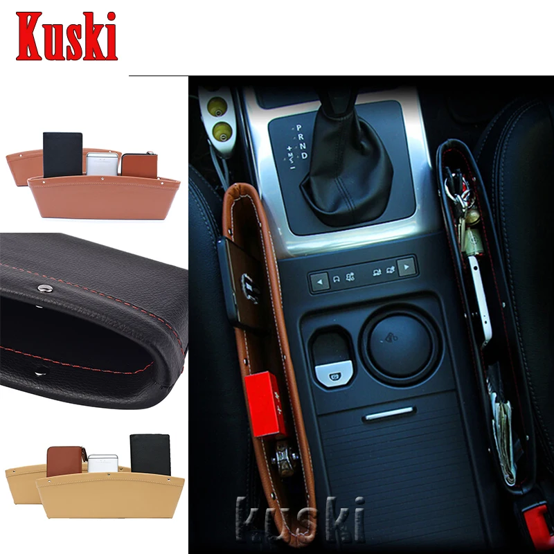 1Pcs Car Seat Storage Box Stickers For Audi A3 A4 B6 B8 B7 B5 A6 C5 C6 Q5 A5 Q7 TT A1 S3 S4 S5 S6 S8 Saab 9-3 9-5 93 Accessories |