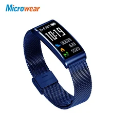 Смарт-браслет Microwear X3 с монитором сердечного ритма, смарт-браслет, IP68 водонепроницаемый смарт-фитнес-браслет, измеряющие кровяное давление часы