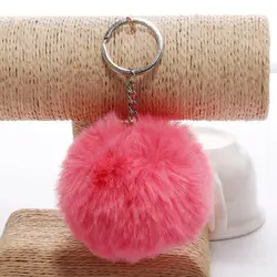Меховой шарик-Подвеска шарик брелок для волос подвеска 8 см имитация кроличьего волоса шарик брелок девочка сумка автомобиль кулон