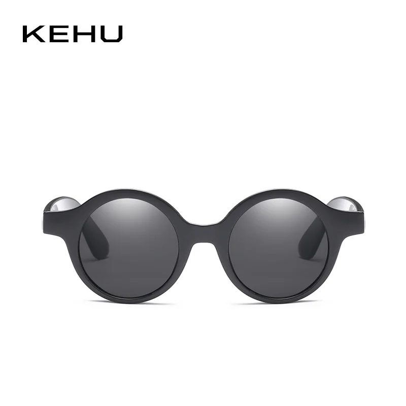 Женские круглые солнцезащитные очки KEHU дизайнерские в оправе UV400 подарочные