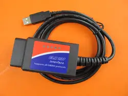 Высокое качество elm327 usb v1.5 из Китая obd ii can-bus автомобильный OBD2 сканирующий инструмент интерфейсный кабель