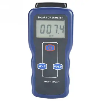 

SM206 Digital Solar Power Meter Sun Light Radiation Measuring Testing Instrument