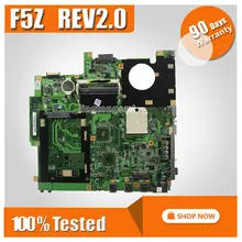 Original laptop board For Asus F5Z motherboard X50Z system mainboard REV2.0 NPZMB1000-B07 fully tested good