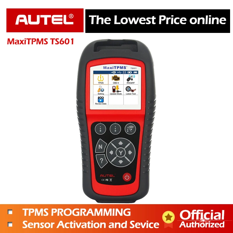 AUTEL MaxiTPMS TS601 TPMS tool Car Diagnostic OBD2 Scanner Automotive Service Activate Tire Sensor TPMS programming Code Reader