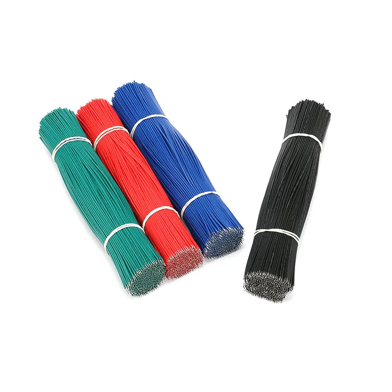 100PCS Couleurs Souple deux extrémités étamée 20 cm Breadboard Jumper Cable Wires