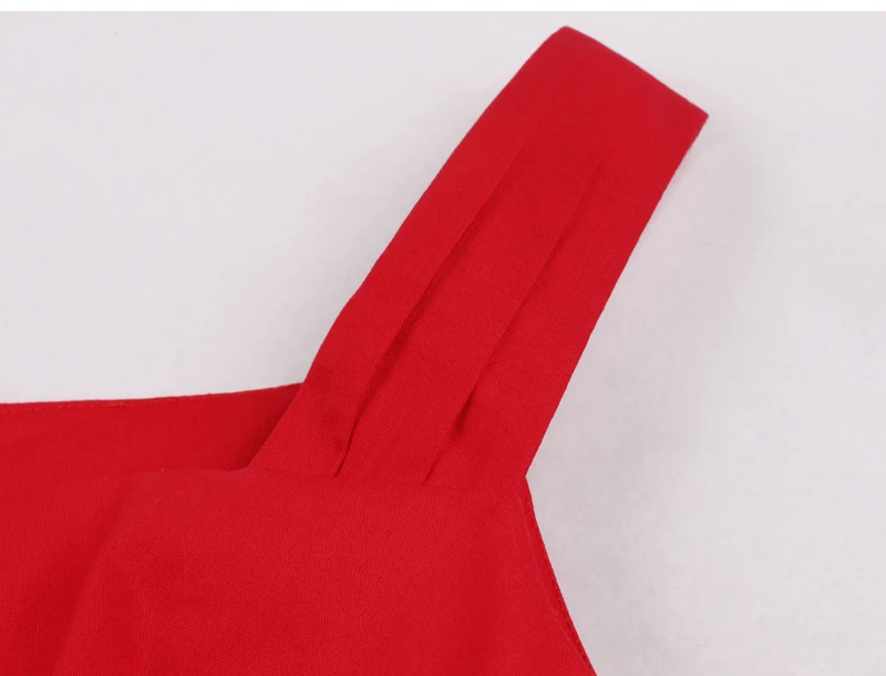 Tonval/красное однотонное винтажное платье трапециевидной формы, женские вечерние платья с v-образным вырезом, элегантные платья с карманами и расклешенными карманами, летние однотонные приталенные платья
