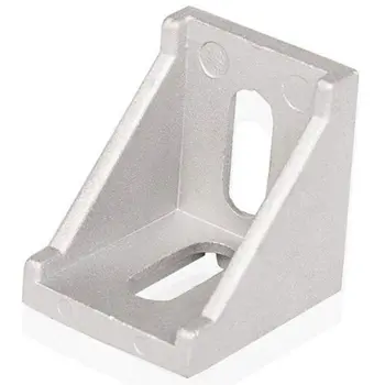 

2020 Series Aluminum Profile Connector Set 20pcs Corner Bracket 40pcs M5 x 10mm T-slot Nuts 40pcs M5x10mm Hex Socket Cap