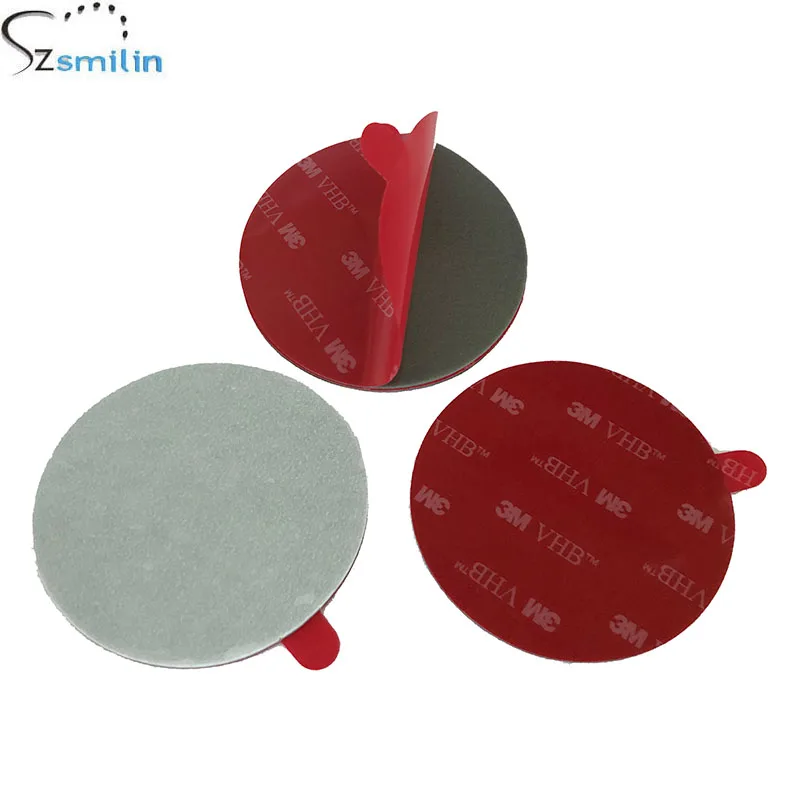 

3pcs/Lot Genuine 5611VHB 3M Double Sided Sticker 60mm Adhesive Tapes Pads 1.2mm thickness with tearing ear for sticky disk disc
