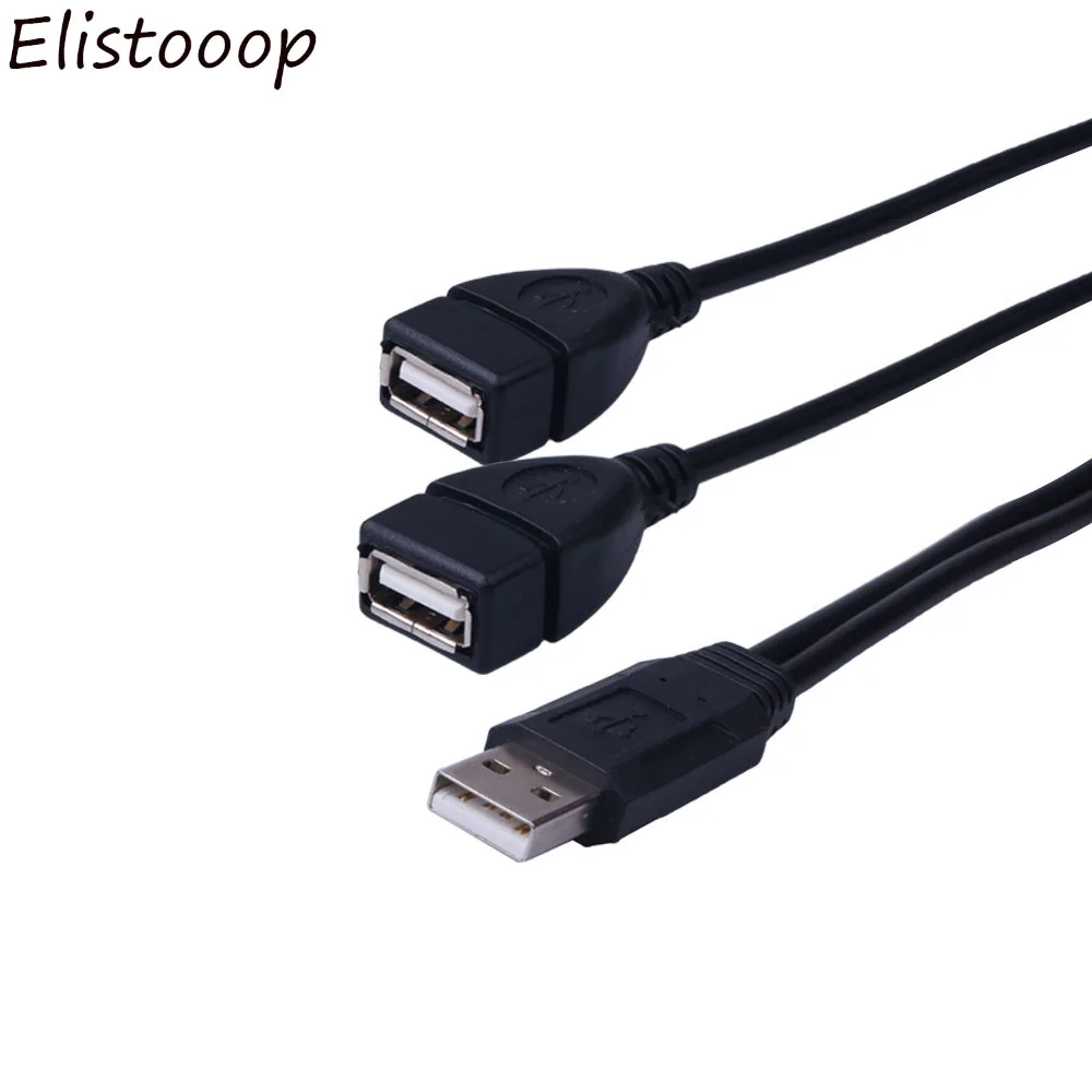 Elistooop USB зарядный кабель питания Удлинительный Кабель 2 0 A 1 Папа два мама