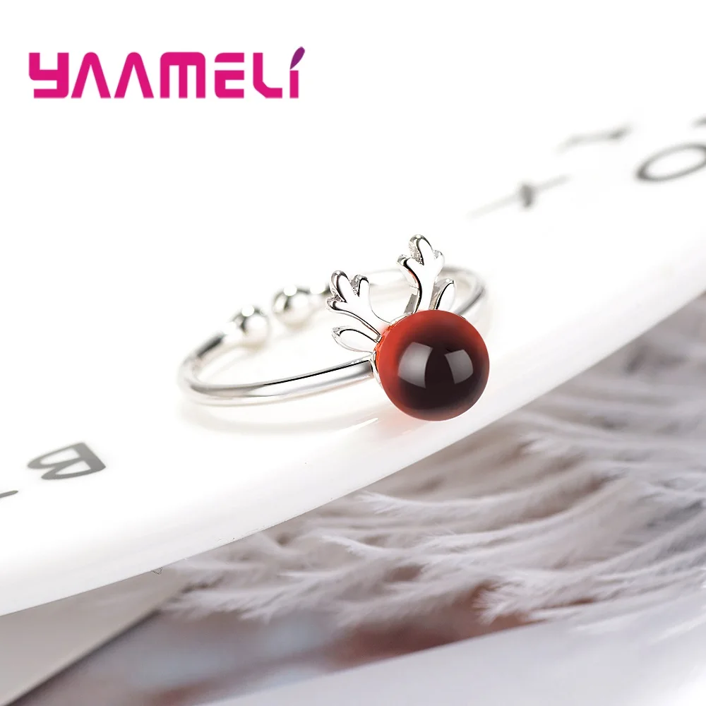 Изысканное модное 925 пробы Серебряное Ювелирное кольцо для женщин, высокое качество, подарок на день рождения, годовщину с красным прозрачным камнем