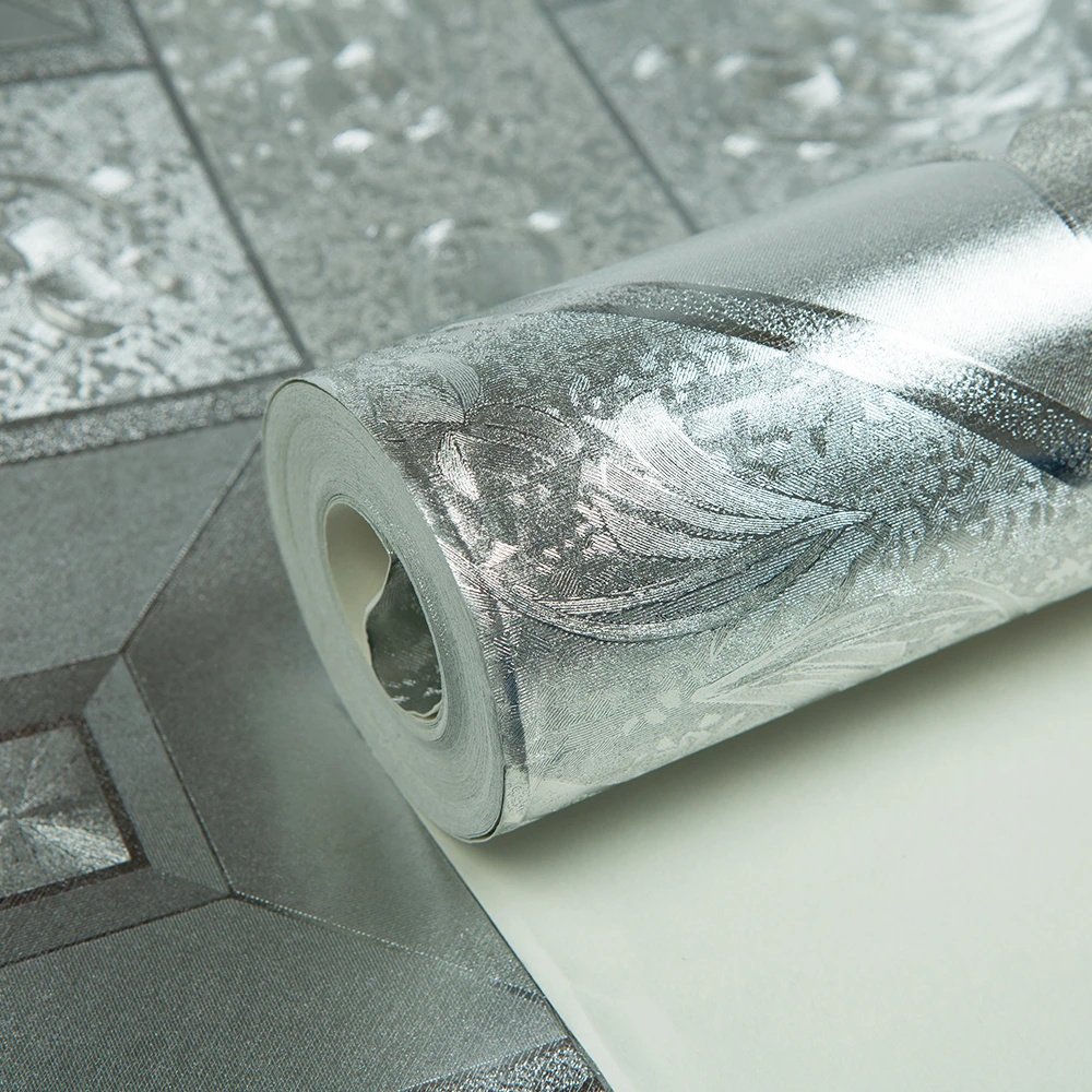 Hanmero高級グリッター壁紙背景壁壁紙箔壁紙銀天井壁装qz0252 Qz0253 Qz0254 Glitter Wallpaper Wallpaper Silverfoil Wallpaper Aliexpress