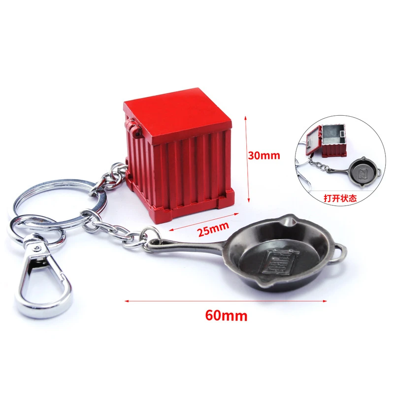 

PUBG Game Props Playerunknown Special Force Cosplay Airdrop Box Aircraft UAS Jeep Weapon Accessories Keychain Boy and Girl Gifts