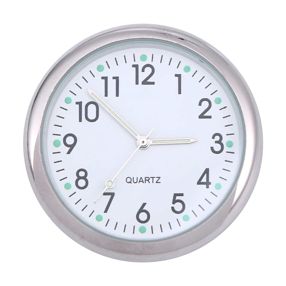 

1PC Adhesive Car Dash Clock Reflective Luminous Round Watch Clock Sticky Automobiles Interior Decoration