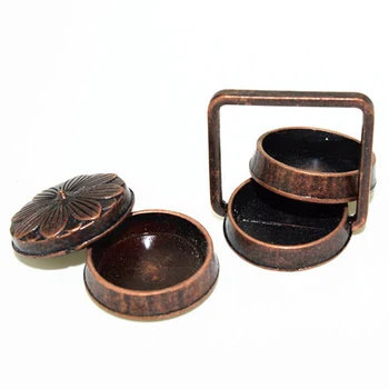 

1:12 Miniature Retro Rice Basket Dollhouse Diy Doll House Decor Accessories