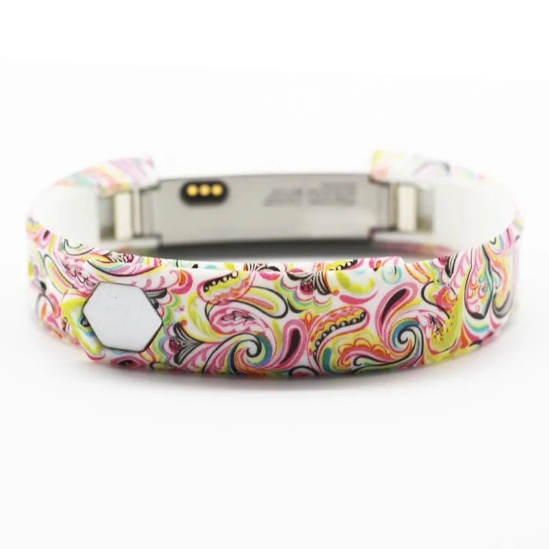 Patterns Large & Small Silicone Fitbit Alta Wristbands Sports Smart DIY Watch Bands Bracelet Strap Replacement in 20 Colors (58)