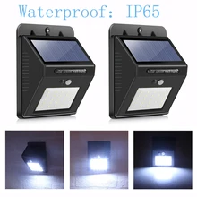 25 светодиодный Светильники для крыльца светодиодный солнечный свет водонепроницаемый Наружное освещение движения PIR Сенсор Солнечная лампа Светодиодная лампа для украшения сада лампы IP65