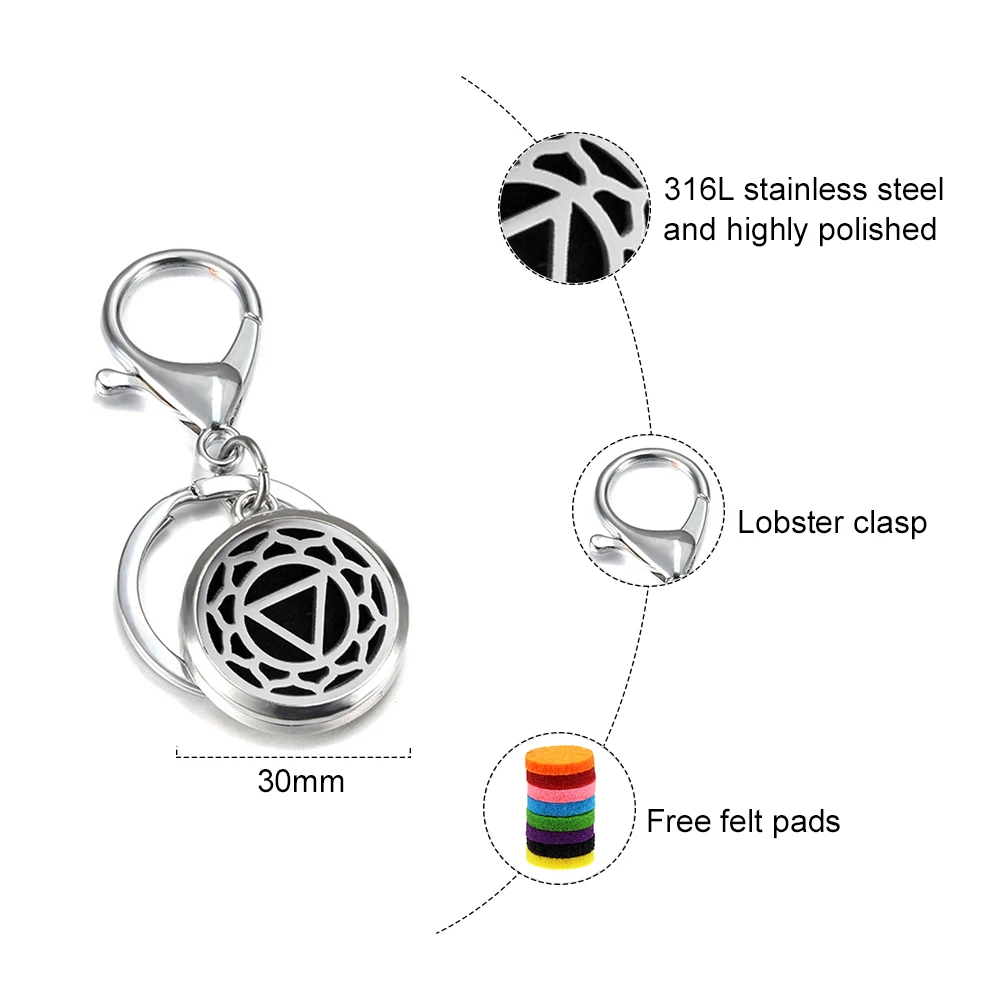 ZP-KD004 stainless steel diffuser keychain (3)