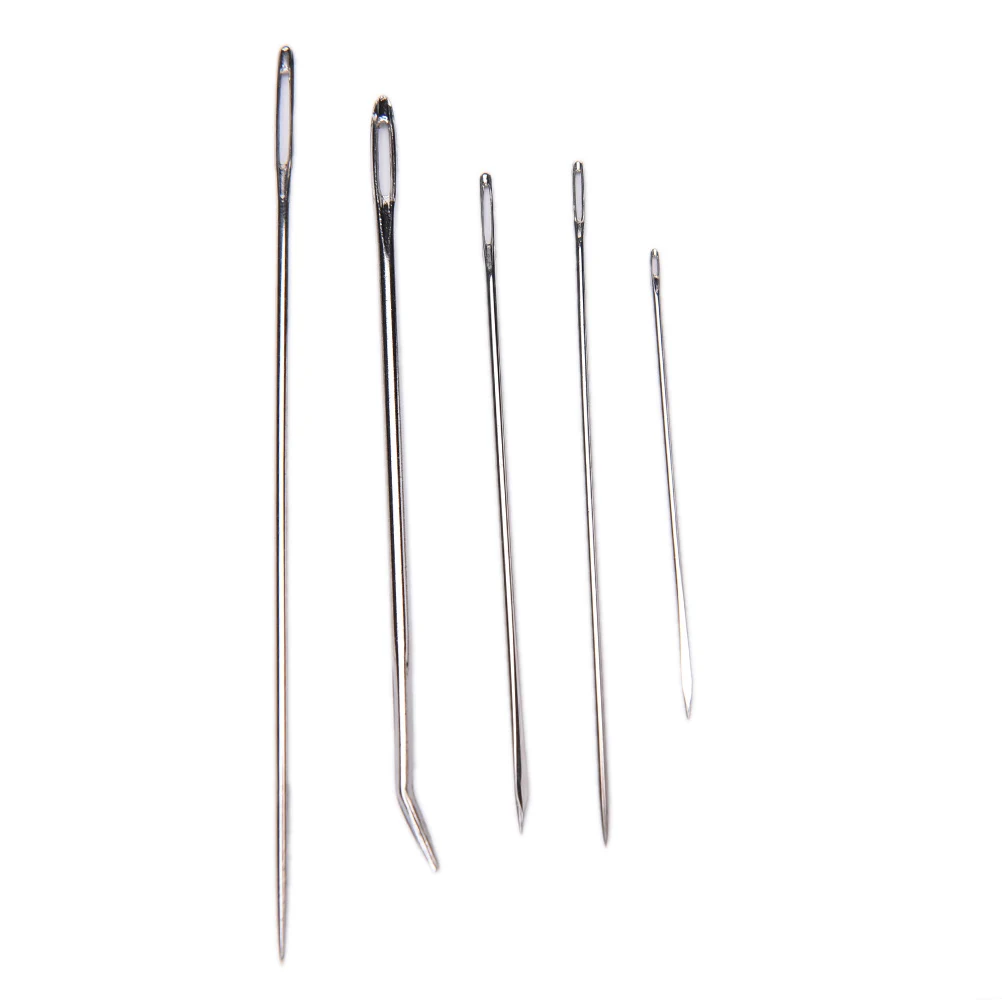 7Pcs Wholesale NEW Long Curved Needle Weaving Head Sewing Needles For Hair Extension Tool Ordinary Small Packet