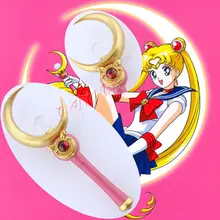 Cafiona Sailor Moon Tsuking Usagi Princess SerenityCosplay Prop queen Stick волшебная палочка милые игрушки для девочек