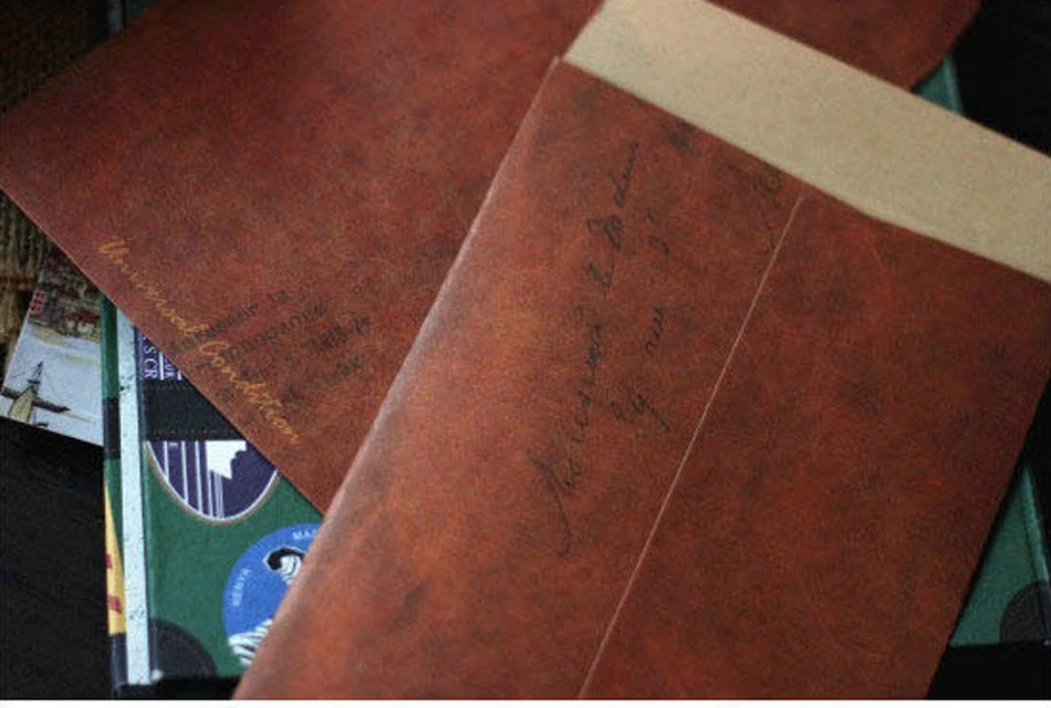 4 шт./лот старинный крафт воск конверты конверт открытка крышка канцелярские принадлежности в стиле «Ретро» Zakka подарок E2026