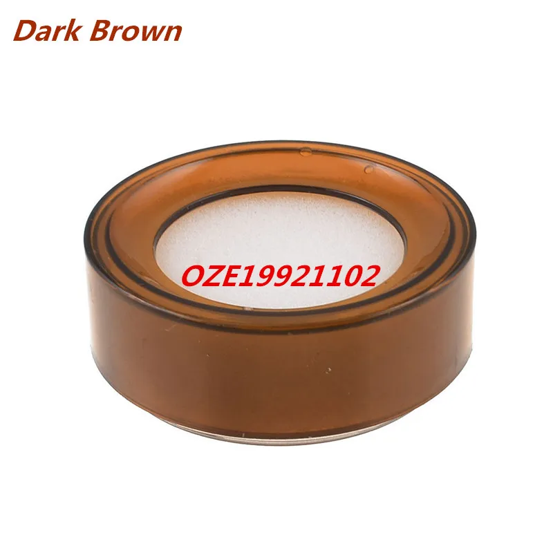 1 шт. Пластик круглый корпус палец влажной губкой для кашера - Цвет: Dark Brown