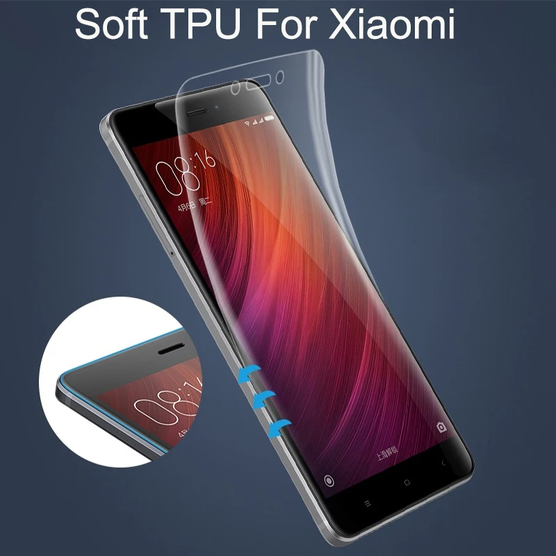 Не закаленное стекло для Xiaomi Redmi Note 4X защита экрана 4x Стекло мягкая пленка из ТПУ