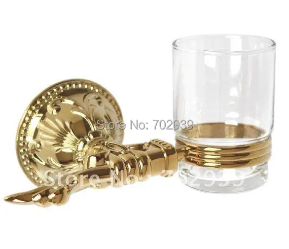 Дизайн 24 k золото одной чашки и держатель стаканов