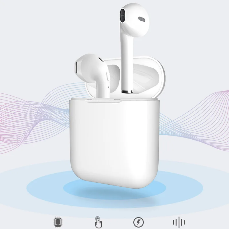 Беспроводные спортивные мини наушники i10 TWS 2019 Bluetooth 5 0 3D супер стерео бас для IOS