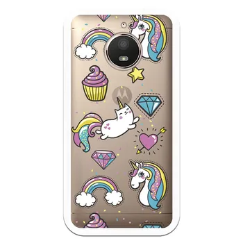 

Stand case Unicorn Cupcake WP004 costume drawing for Motorola Moto E4 Plus