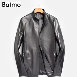 Batmo 2017 новое поступление Лето 100% овчины Пояса из натуральной кожи мужские повседневные sleepskin куртка мужчины 1001