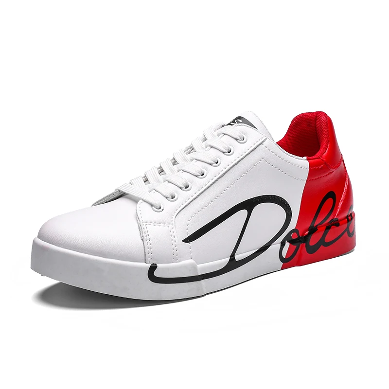 

Turritopsis nutricula Men's Spring new men's shoes casual wild student shoes breathable white shoes