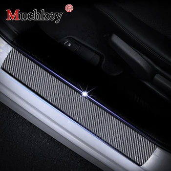 

For JEEP Grand Cherokee Compass Patriot Door Threshold Plate Car Door Sills Door Sill Scuff Plate Welcome Pedal Stickers 4Pcs