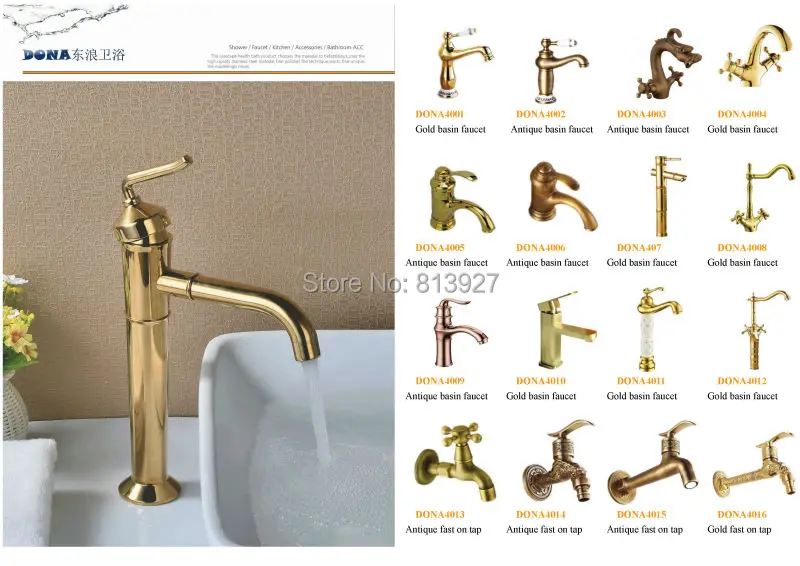 golden faucet
