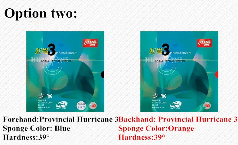 DHS ракетка для настольного тенниса малонг чемпион мира по настольному теннису Hurricane long 5 с ураганом резиновая национальная/провинция