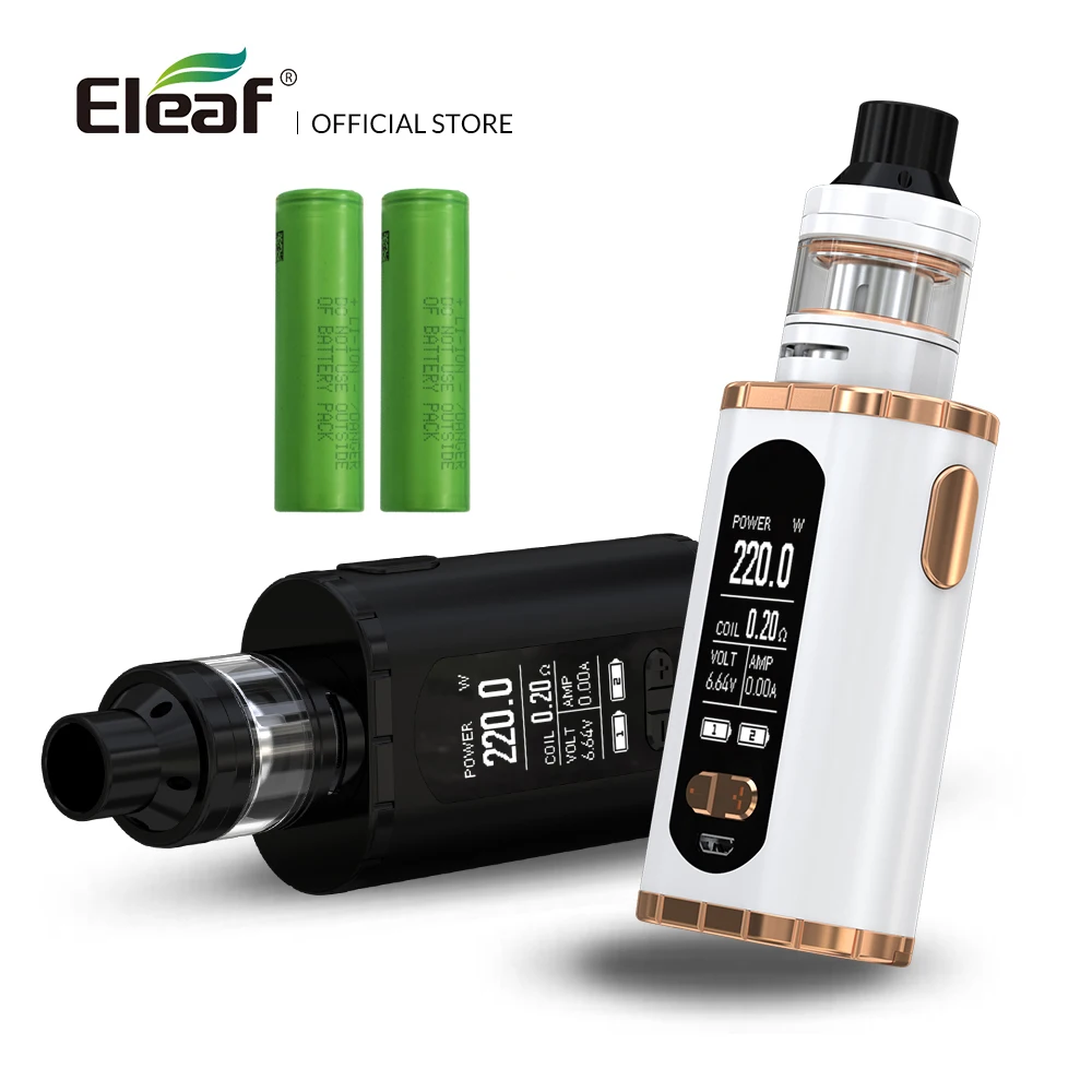 Original Eleaf Invoke with ELLO T kit 220W larger 1.3-inch Screen with 18650 battery vape kit electronic cigarette Original Eleaf Invoke with ELLO T kit 220W larger 1.3-inch Screen with 18650 battery vape kit electronic cigarette
