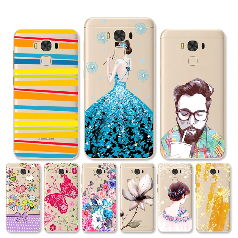

Silicone TPU Case For ASUS Zenfone 3 Max ZC520TL Case ZOOM GO ZB552KL Laser ZC521TL ZC553KL ZC551KL Transparent Painted Cover