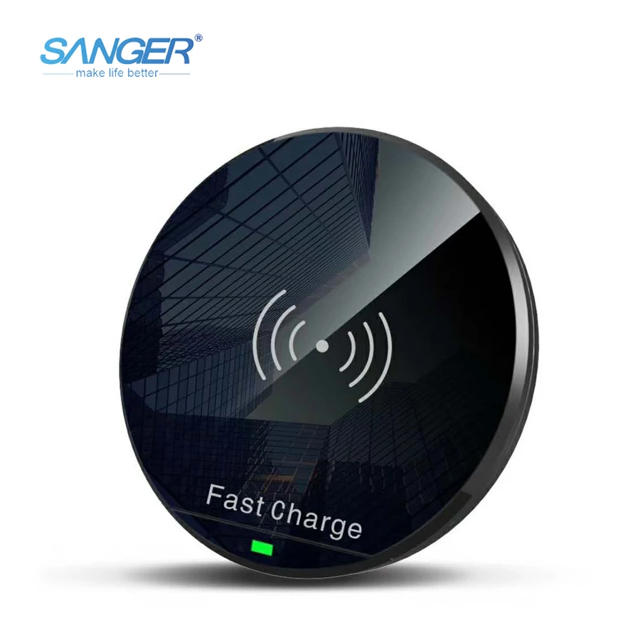 

SANGER Wireless Charger For iPhone 8/8Plus/X Foldable 10W Qi Fast Wireless Charging Pad for Samsung S8/S8+/S7Edge/S6Edge+/Note5