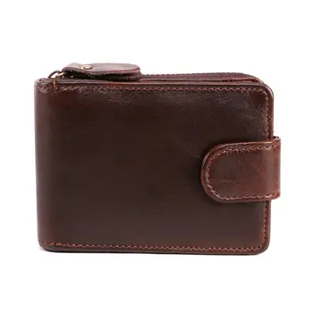 Genö Leather Card Holder Wallet – Brown