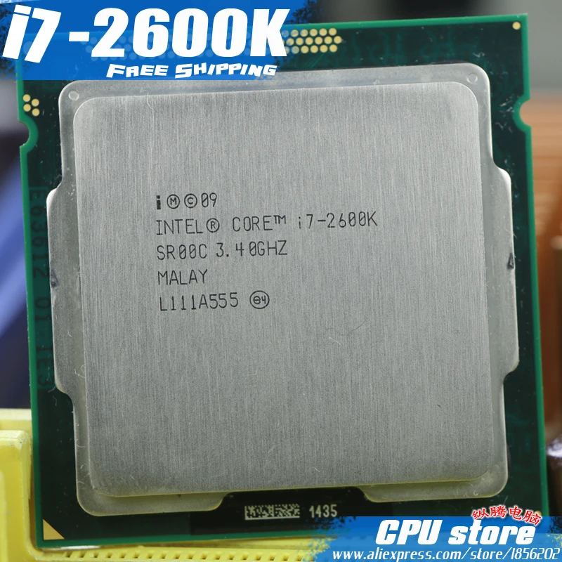 Процессор Intel Core i7 2600K (8 Мб кэш памяти 3 40 ГГц) шесть ядер ЦП LGA 1155 корректно
