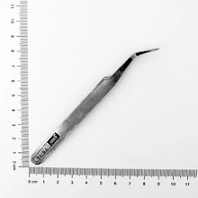 30 шт. немагнитные из Нержавеющей Стали Изогнутый пинцеты для ювелирных изделий DH-TNA001