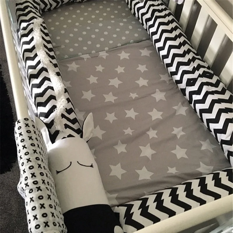 

Length 3M Animals Zebra Stuffed Cushion Pillow Baby Crib Bumpers Bed Sets Nordic Style Kids Bed Decor Photo Props Boys Toys