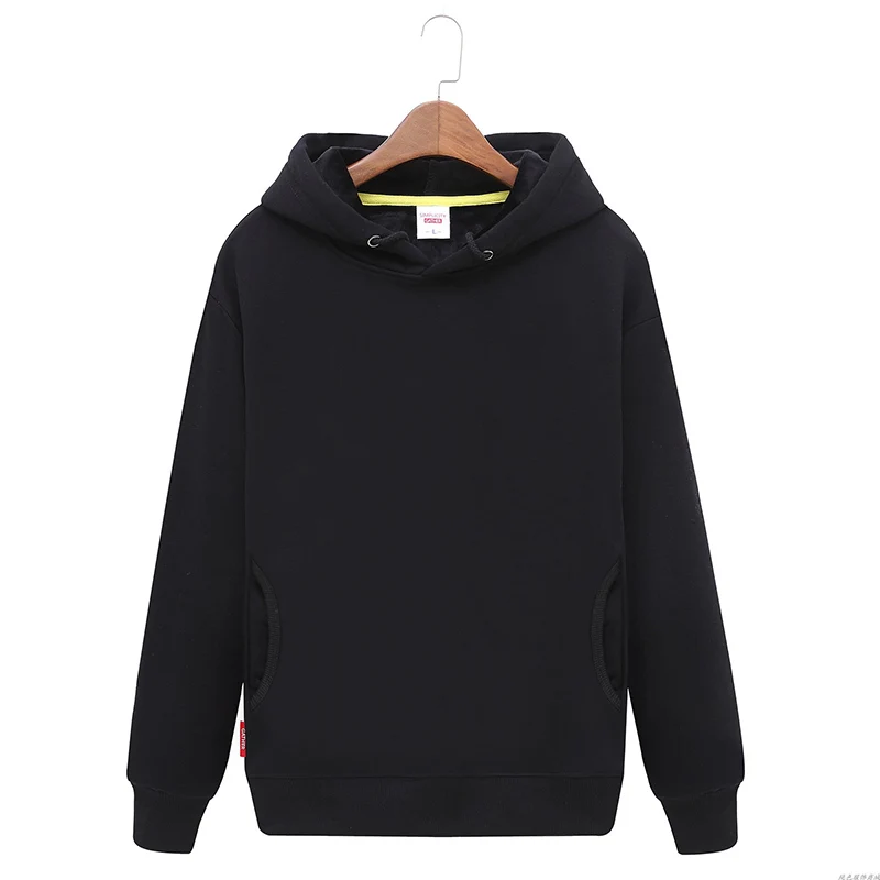 

2019 new men and women hooded Sweatshirt fashion plus size S-4XL terry cotton candy color student couples loose coats Women's
