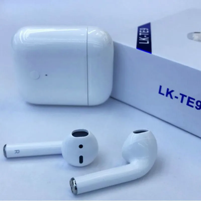 

LK-TE9 TE 9 TWS Touch Type Bluetooth V5.0 Headphones Wireless Earphones 1:1 Wireless Charging For iPhone Smart Phone