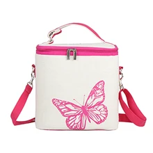 Yesello Large Thicken Folding Fresh Keeping Cotton Lunch Cooler Bag For Food Cans Insulation Thermal Shoulder Bags