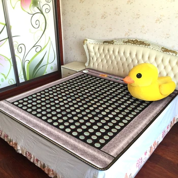 

2016 Hot Sale Jade bed mattress single double heating thermostat jade health mattress pad physiotherapy 3 Size for You Choice