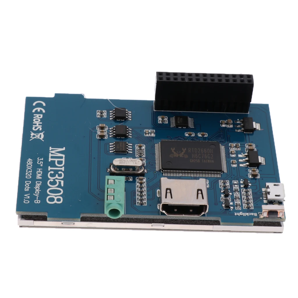 LCD Display 3.5'' Monitor HDMI Module +9 Layer Acrylic Case for Raspberry Pi