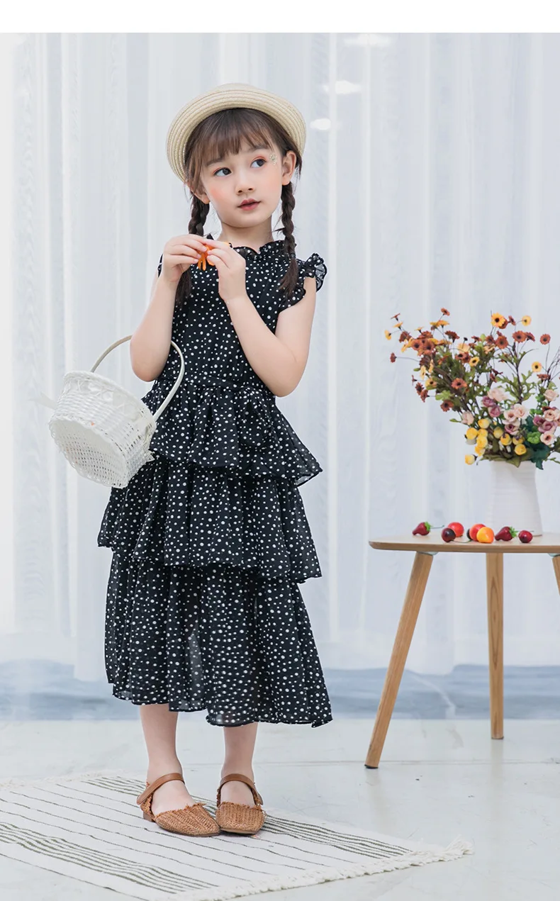 Layered Casual Dress For Girls Kids Maxi Long Teenage Girls Summer Dress 2019 Chiffon Black Toddler Sundress Children Clothing 4 5 6 7 8 9 10 11 12 13 14 15 years toddler big  litlle fashion dress for girl (6).jpg